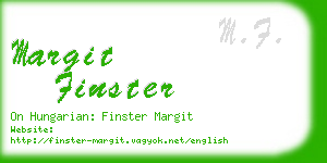 margit finster business card